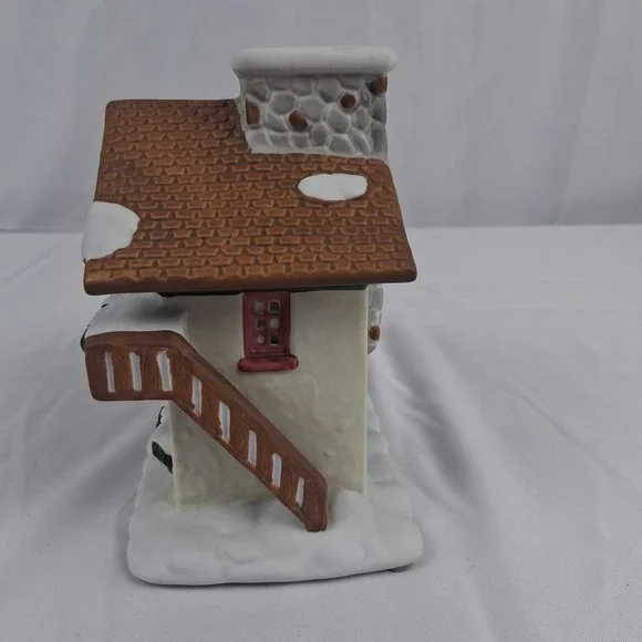 PartyLite Edelweiss Alpine Village Christmas Candle Holder Very Good Condition - Picture 5 of 8